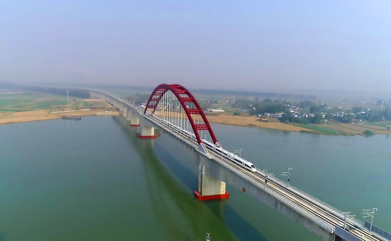 荣获国家优质工程的商合杭高铁淮河特大桥